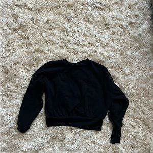 Black long sleeve sweatshirt